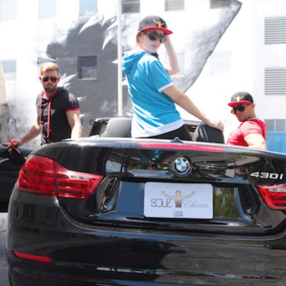 Embroidered Logo Short Sleeve Hoodie, Souz Hoodies - Picture 3 of 8